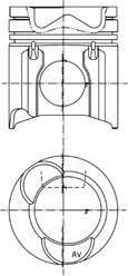 Kolbenschmidt 99844600 поршень на RENAULT TRUCKS Premium