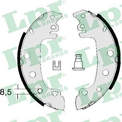 LPR 00770 комплект тормозных колодок на FIAT 131 Familiare/Panorama (131_)