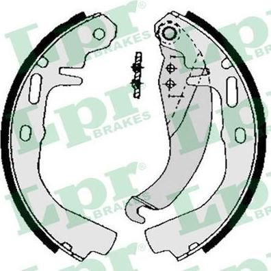 LPR 02500 Колодки тормозные барабанные OPEL KADETT 79-84 (90297749)