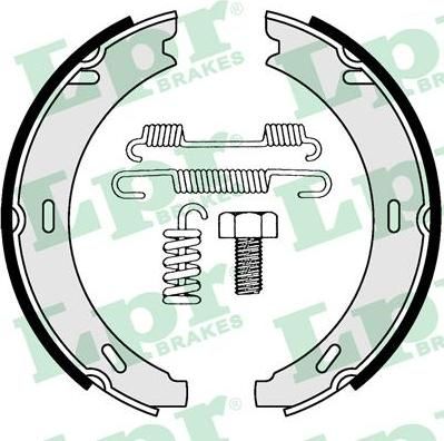 LPR 04729 Колодки тормозные стояночного тормоза W124-W245 82- (361262)
