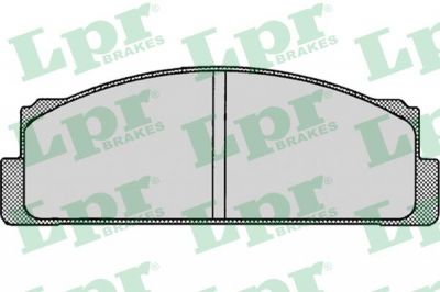 LPR 05P003 комплект тормозных колодок, дисковый тормоз на FIAT PANDA (141A_)