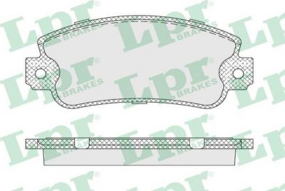 LPR 05P007 Колодки тормозные дисковые перед. VAG Ibiza/Malaga/ (793465)