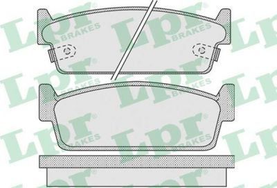 LPR 05P1010 комплект тормозных колодок, дисковый тормоз на NISSAN 200 SX (S13)