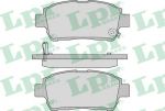 LPR 05P1062 Колодки тормозные дисковые TOYOTA COROLLA/PRIUS/YARIS 1.0-1.6 99- передние (0446552011)