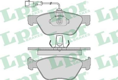 LPR 05P1098 Колодки тормозные дисковые ALFA ROMEO 145/146/156/FIAT MAREA 96-/MULTIPLA 99- передние (77362674)