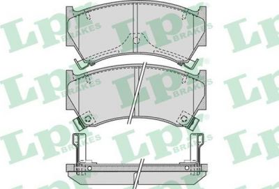 LPR 05P1101 05P1101 Дисковая тормозная колодка