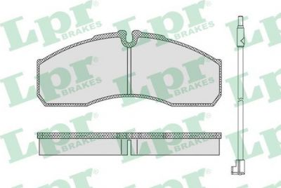 LPR 05P1109A комплект тормозных колодок, дисковый тормоз на RENAULT TRUCKS MASCOTT фургон/универсал