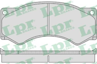 LPR 05P1142 комплект тормозных колодок, дисковый тормоз на DAF F 600