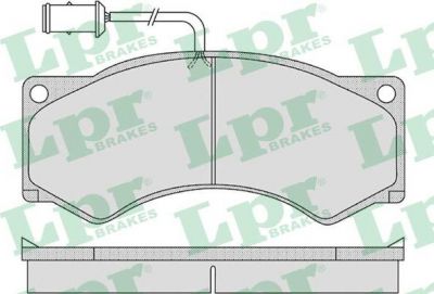 LPR 05P1143 комплект тормозных колодок, дисковый тормоз на IVECO Zeta