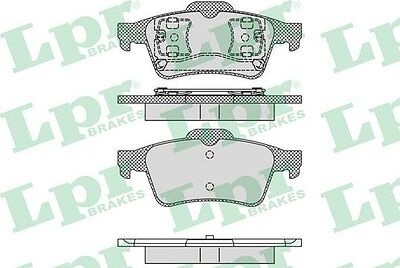 LPR 05P1189 Колодки тормозные дисковые NISSAN PRIMERA 02>//FORD TRANSIT CONNECT 1.8/1.8D 02> задние (7701207996)