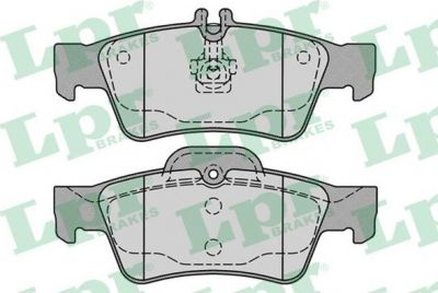 LPR 05P1232 Колодки тормозные задние MB W211 W212 W220 W221 R230 141.5X59.7X16.5mm (A4420442067)