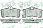 LPR 05P1233 Колодки тормозные дисковые TOYOTA AVENSIS 1.6-2.0 97-03/COROLLA 1.4-1.9 00-02 задние (0446602010)