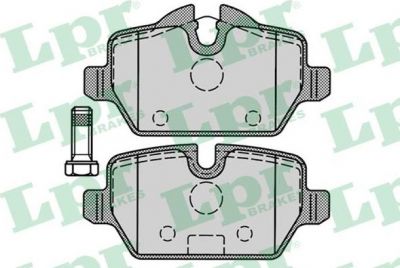 LPR 05P1249 Колодки тормозные задние дисковые E81 E87 E90 04- (34216779294)