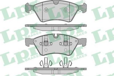 LPR 05P1253 Колодки тормозные передние MB W164 (ML) X164 (GL) W211 W251 04> (1644200820)