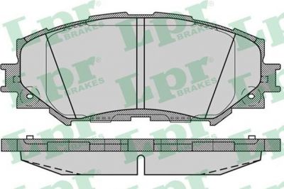 LPR 05P1258 Колодки тормозные передние TOYOTA AURIS Corolla Verso 1.4-2.2 10 06-> (0446512610)