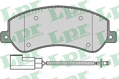 LPR 05P1260 Колодки тормозные передние FORD TRANSIT 06> (1488962)