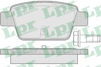 LPR 05P1269 05P1269 Дисковая тормозная колодка