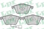 LPR 05P1270 Колодки тормозные передние AUDI A3 TT VW GOLF PASSAT 04- (1K0698151B)
