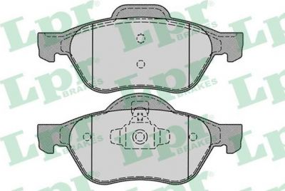LPR 05P1279 Колодки тормозные перед. RENAULT Megane II Scenic II 11 02-> (7701209100)