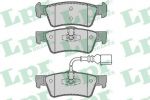 LPR 05P1284 Колодки тормозные дисковые зад. VW Transporter V/Multivan V 03->г. (7H8698451)