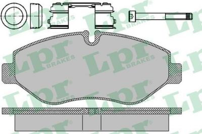 LPR 05P1297 Колодки тормозные перед. IVECO DAILY II Box Body Estate, DAILY II Platfor (42555881)