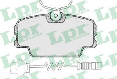 LPR 05P1305 комплект тормозных колодок, дисковый тормоз на MERCEDES-BENZ 190 (W201)