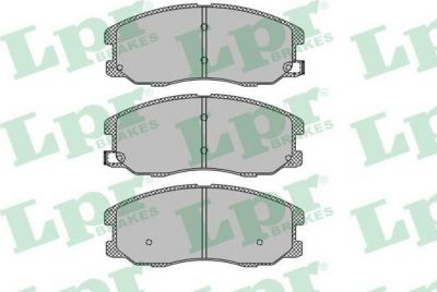 LPR 05P1322 Колодки тормозные дисковые CHEVROLET CAPTIVA/OPEL ANTARA 2.0D/2.4/3.2 07- передние (96626070)