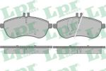 LPR 05P1340 Колодки тормозные дисковые MERCEDES W204/W212 передние (54200920)