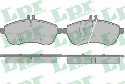 LPR 05P1340 Колодки тормозные дисковые MERCEDES W204/W212 передние (54200920)