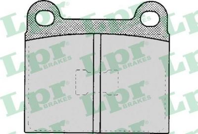 LPR 05P135 комплект тормозных колодок, дисковый тормоз на AUDI 80 (81, 85, B2)