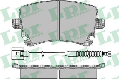 LPR 05P1398A комплект тормозных колодок, дисковый тормоз на VW PHAETON (3D_)