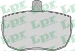 LPR 05P140 Колодки тормозные дисковые FORD TRANSIT 71-92 передние (6567002)