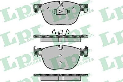 LPR 05P1496 Колодки тормозные дисковые X5 (E70), X6 (E71, E72) (34116778403)