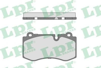 LPR 05P1506 Колодки тормозные передние MB W221 W211 C219 C216 R230 (0044206220)