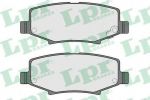 LPR 05P1555 Колодки тормозные дисковые DODGE JOURNEY/NITRO/JEEP WRANGLER 2.4-3.7 06- задние (68003776AA)