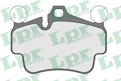 LPR 05P1559 комплект тормозных колодок, дисковый тормоз на PORSCHE BOXSTER (987)