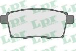 LPR 05P1572 Колодки тормозные дисковые MAZDA CX-7 (ER), CX-9 (24545)