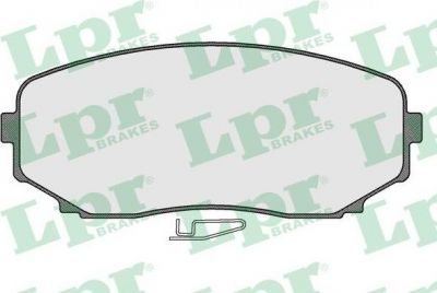 LPR 05P1573 Колодки тормозные дисковые MAZDA CX-7 (ER), CX-9 (24544)