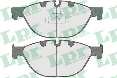 LPR 05P1582 Колодки тормозные дисковые передние F10 (34116851269)