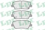 LPR 05P1625 Колодки тормозные задние HYUNDAI SANTA FE 09- KIA SORENTO 09- (583022PA70)