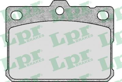LPR 05P169 комплект тормозных колодок, дисковый тормоз на HYUNDAI PONY