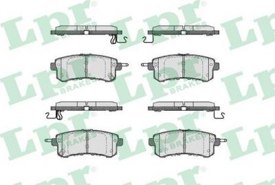 LPR 05P1798 Колодки тормозные дисковые 05P1798