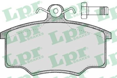 LPR 05P188 Колодки тормозные дисковые AUDI 80/100 76-86/VOLVO 340-360 81-91 передние (33449968)