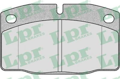 LPR 05P190 Колодки тормозные OPEL KADETT E/DAEWOO NEXIA 8v R13 передние