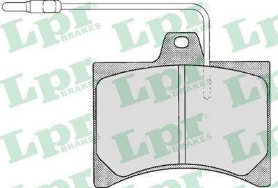 LPR 05P195 комплект тормозных колодок, дисковый тормоз на PEUGEOT 104