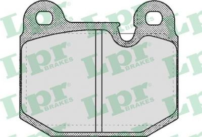 LPR 05P210 Колодки тормозные дисковые E21 75-84 передние (571271)