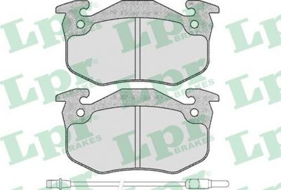 LPR 05P231 05P231 Дисковая тормозная колодка