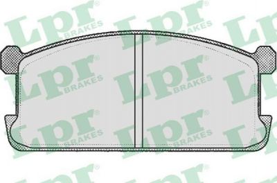 LPR 05P254 комплект тормозных колодок, дисковый тормоз на MITSUBISHI LANCER IV (C6_A, C7_A)