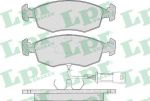 LPR 05P269 Колодки тормозные дисковые FORD SCORPIO 2.0-2.9/SIERRA2.8/2.9 82- передние (571351)