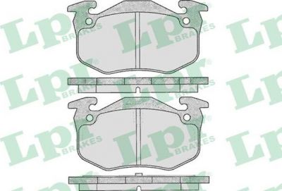 LPR 05P275 05P275 Дисковая тормозная колодка